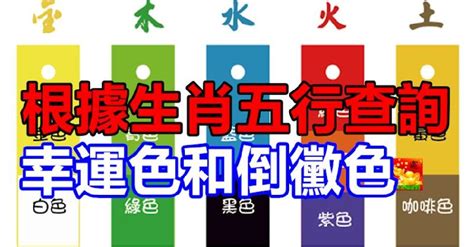 八字喜忌顏色|根據生肖五行查詢幸運色和倒霉色